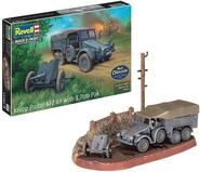 Revell Modellbausatz I Krupp Protze KFZ 69 with 3,7cm Pak I Detailreicher Level...