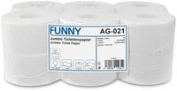 Funny Jumbo - Toilettenpapier 2 lagig, hochwei&szlig;, Durchmesser circa 18 cm, 1er...