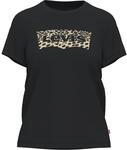 Levi's Damen The Perfect Tee T-Shirt,Batwing Leopard Caviar,XS