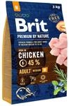 Brit Premium Adult M Trockenfutter f&uuml;r Hunde mittelgro&szlig;er Rassen, 3 kg