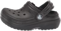 Crocs Unisex Kinder Classic Lined Clog K Clog, Black/Black, 33/34 EU
