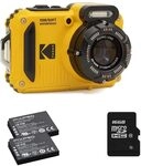 KODAK Pixpro Pack WPZ2 + 2 Batterien + 1 SD-Karte - Digitalkamera Kompakt 16M Pixel,