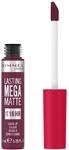Rimmel London Lasting Mega Matte Fl&uuml;ssiger Lippenstift, langanhaltend,