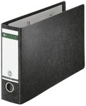 Leitz Qualit&auml;ts-Ordner 180&deg; A4 quer, Schwarz, 80 mm R&uuml;cken, A4-Querformat, Einband