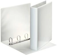 Esselte 49704 Ringbuch Pr&auml;sentation, mit Taschen, A4, PP, 4 Ringe, 40 mm, weiss