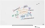 Nobo Glas Magnet-Whiteboard mit herausnehmbarem Stiftehalter, 1000 x 560 mm,