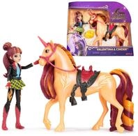 Unicorn Academy Valentina und Einhorn Cinder Set - ca. 12 cm gro&szlig;e Originalfiguren