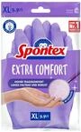 Spontex Extra Comfort, Premium-Haushaltshandschuhe mit weichem Textilfutter, ideal