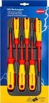 KNIPEX VDE Schraubendreher-Paket PlusMinus / Schlitz 6-teilig, 00 20 12 V05
