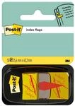 Post-it Index Haftstreifen, Standard, HIER UNTERSCHREIBEN Symbol, Gelb, 50