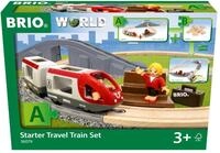BRIO World &ndash; 36079 Reisezug Starter Set A | 22-teiliges Holzspielzeugzugset f&uuml;r