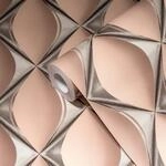 A.S. Cr&eacute;ation Livingwalls My Home My Spa 3D Tapete Rosa Silber 386914 Vliestapete