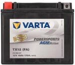 VARTA Motorradbatterie 10 Ah / 170 A Powersports Active AGM - Lange Lebensdauer,
