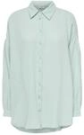 ONLY Damen ONLTHYRA Oversized Shirt NOOS WVN 15267998 ,Harbor Gray ,XS