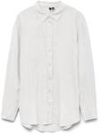 VERO MODA Damen Hemd Basic Rundhals Bluse Locker geschnitten Oberteil
