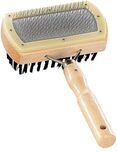 Nobby 72614 Nature Line Pudelb&uuml;rste mit Holzgriff