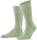 FALKE Herren Socken Tiago M So Fil d&Eacute;cosse Baumwolle einfarbig 1 Paar, Gr&uuml;n Pale