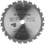 wolfcraft Akku-Handkreiss&auml;geblatt &Oslash; 165 x 16 mm - Serie lila - schnelle,