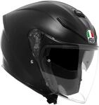 AGV - K5 Jet EVO E2206, Motorrad Jet-Helmet, Unisex, Matt Black, XL