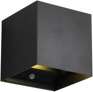 Reality Leuchten LED Akku Wandleuchte Talent R27759132, Metall Schwarz matt,