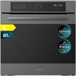 Cecotec Einbaubackofen Multifunktion 60 cm Bolero Hexa AF316000 Matt A 3400W, 81L