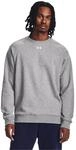 Under Armour Herren Rival Fleece Crew, sportlicher Fleecepullover mit loser Passform,