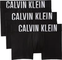 Calvin Klein Herren 3er Pack Boxershorts Trunks mit Logobund, Schwarz