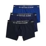 G-Star Herren Boxer Shorts 3 Pack Blue Tone, Mehrfarben (Mazarine