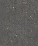 Rasch Tapete 538359 - Anthrazit-goldene Vliestapete mit Kork-Optik im...