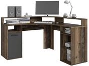 byLIVING Fox Gaming-Schreibtisch, Eckschreibtisch, viel Ablagefl&auml;che, mit Aufsatz,
