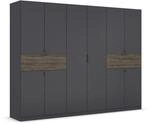 Rauch M&ouml;bel TICAO, Schrank, Farbe Grau metallic/Atlantic Oak, Breite 271 cm