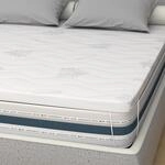Topper Memory Schaum- 80x200 cm 3 cm Hoch, Abnehmbar AloeVera