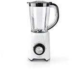 NEDIS Standmixer | 800 W | 1.5 l | Plastik | 2 Geschindigkeitsstufen | Schwarz/Weiss