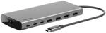 Belkin Connect Universal USB-C-8-in-1-Core-Hub f&uuml;r 2 Monitore, Silicon