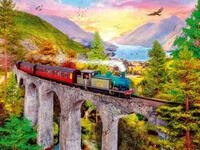 Ravensburger Puzzle Zugfahrt im Herbst - 1500 Teile Puzzle f&uuml;r Erwachsene |...