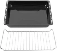 ICQN 445 x 375 x 50 mm Gitter & Backblech Set, Passend f&uuml;r Whirlpool, Ignis,