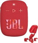 JBL Wind 3S Fahrrad Lautsprecher Bluetooth, IP67, 5 W, Rot | 1,75" Treiber,...