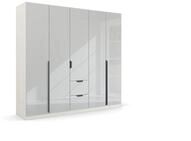 Rauch M&ouml;bel Quadra-Spin MODERN, Schrank, Farbe Glas Wei&szlig;/Wei&szlig;, Breite 226 cm