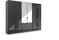 Rauch M&ouml;bel Quadra-Spin MODERN, Schrank, Farbe Glas Basalt/Grau metallic,...