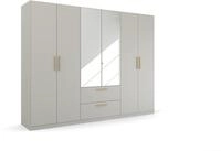 Rauch M&ouml;bel Quadra-Spin SKANDI, Kleiderschrank, Seidengrau, Breite 271 cm | Schrank