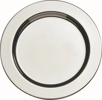 APS Untersetzer Set (6 St&uuml;ck) aus hochwertigem Edelstahl poliert, &Oslash; 12 cm,...