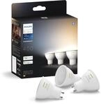 Philips Hue White Ambiance GU10 LED Spot 3er Pack (400lm), dimmbare LED Lampen f&uuml;r