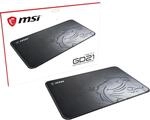 MSI Agility GD21 - Gaming Mauspad, Gaming Oberfl&auml;che mit Seidentextur, weiche