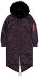 ALPHA INDUSTRIES Damen Long Fishtail Polarjacke (1er Pack)