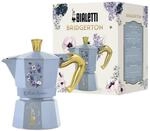 Bialetti Moka Express Bridgerton 3 Tassen, Griff mit Verbr&uuml;hschutz, nicht f&uuml;r