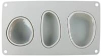 Rayher 36107000 Silikon-Gie&szlig;form gro&szlig;e Steine, 14,5x26 cm, Tiefe 3,5 cm, 3