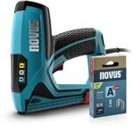 NOVUS TOOLS Elektrotacker J-150 Set mit 1800 Klammern │ Profi-Tacker und