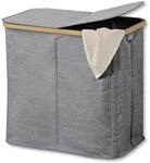 KESPER | W&auml;schesammler, Material: Polyester, Bambus, Ma&szlig;e: B: 54,5 x T: 33 x H: 50