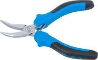 BGS Elektronik-Spitzzange - gebogen - mit Feder - 138 mm