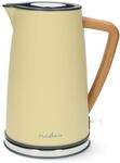 Wasserkocher - 1.7 l - Soft-Touch - Gelb - Um 360 Grad drehbar - Verdecktes